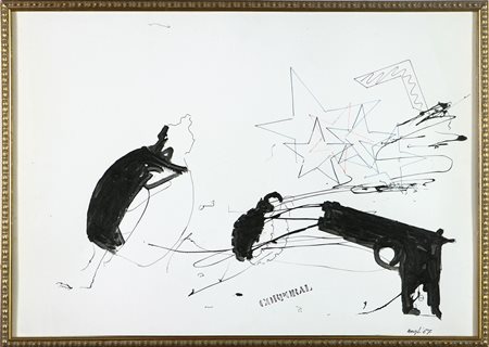 ANGELI FRANCO (1935 - 1988) Firma e anno in basso a destra. Autentica su...