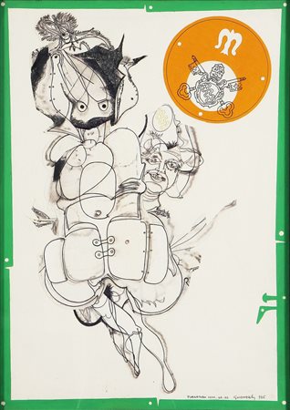 GUERRESCHI GIUSEPPE (1929 - 1985) Titolo e firma in basso a destra. Al retro:...
