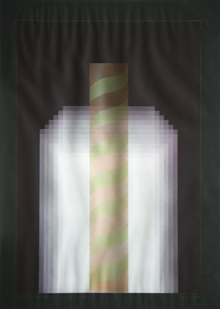 LE PARC JULIO (n. 1928) Al fronte titolo e tecnica in basso a sinistra. Firma...