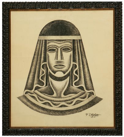 DEPERO FORTUNATO (1892 - 1960) 1941/42. Si tratta di un primo studio a penna,...