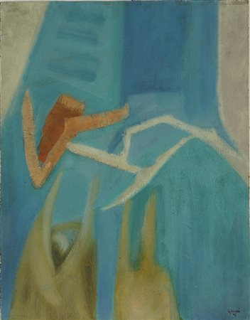 TOMASI ARMANDO (n. 1940) Firma in basso a destra. Al retro firma, titolo e...