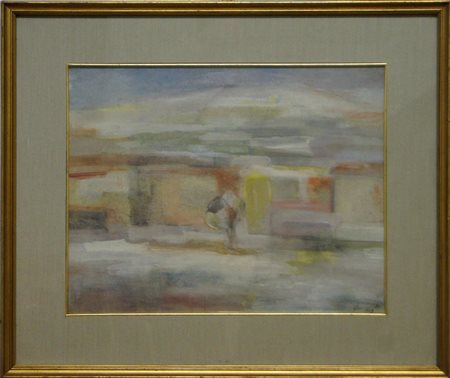 TOMASI ARMANDO (n. 1940) Firma in basso a destra. Olio su tavola Cm 52x42