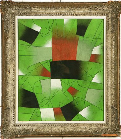 FERRARI LORIS (n. 1942) - Olio su faesite Cm 55x65