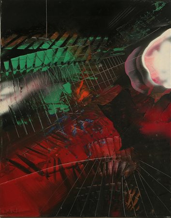 WALLERT DIETER (1935 - 1988) Firma in basso a sinistra. Al retro firma, anno...