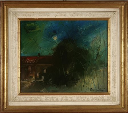 DEGANI EUGENIO (1923 - 2000) Firma in basso a destra. Al retro firma, titolo...