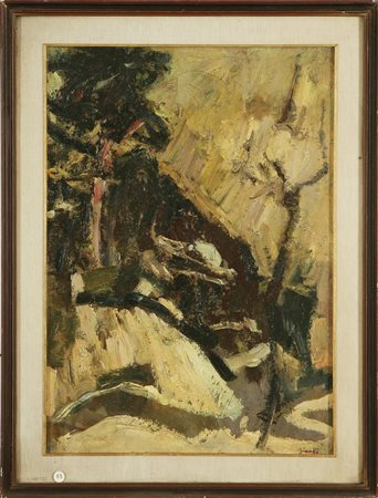 GIUNNI PIERO (1912 - 2000) Firma in basso a destra. Al retro firma e titolo....