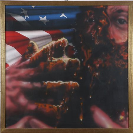 BARATELLA PAOLO (n. 1935) Autentica dell'artista su fotografia. Al retro:...