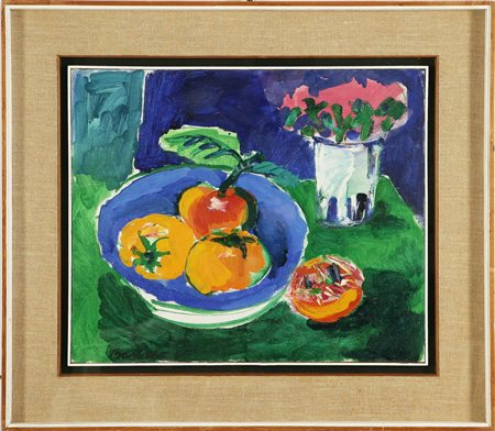 BARBARO SAVERIO (n. 1924) Firma in basso a sinistra. Al retro titolo, firma e...