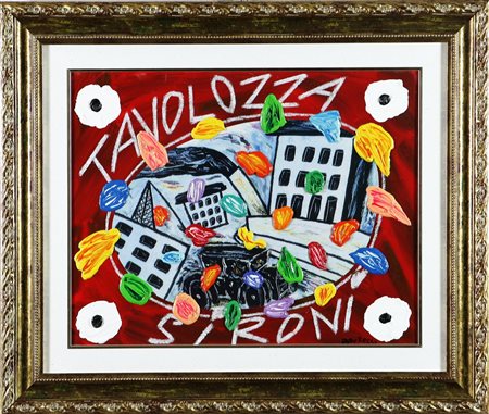 DONZELLI BRUNO (n. 1941) Firma in basso a destra. Autentica dell'artista su...