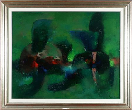 LANARO DINO (1908 - 1998) Firma e anno in basso a destra. Al retro firma,...