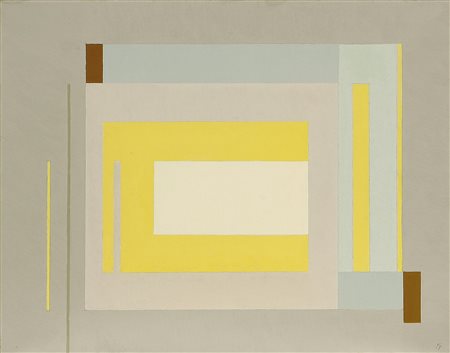 KOROMPAY GIOVANNI (1904 - 1988) Firma in basso a destra. Al retro cartiglio...