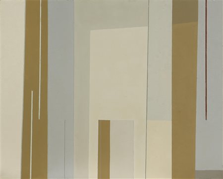 KOROMPAY GIOVANNI (1904 - 1988) Firma in basso a destra. Olio su tavola Cm 55x45