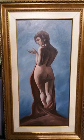 Donato Musto "Sensualità" 2015 Olio su tavola cm 55x27 con bella cornice -...