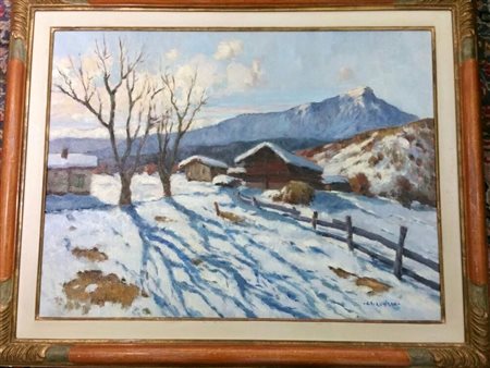 Beppe Chiaudano "Controluce" Olio su tela cm 60x80 Autentica Galleria...