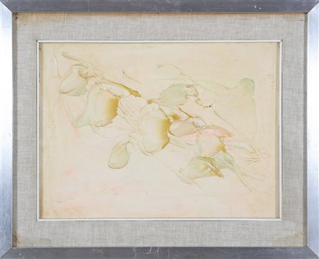 ARTISTA DEL XX SECOLO Senza titolo. Olio su tela . Cm 40,00 x 30,00. Presente...