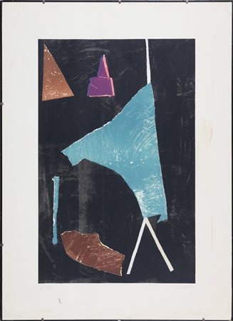 LANSKOY ANDRE' (1902 - 1976) Senza titolo. Serigrafia. Cm 64,00 x 88,00. E.A....