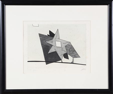 DOVA GIANNI (1925 - 1991) Senza titolo. Litografia. Cm 40,00 x 30,00....
