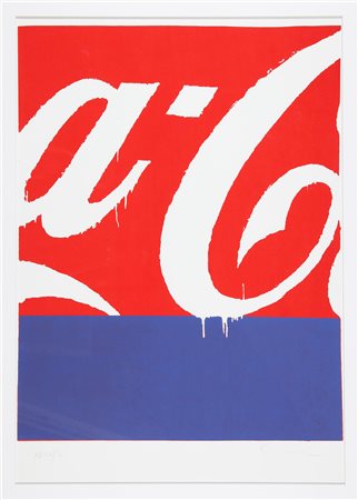 SCHIFANO MARIO (1934 - 1998) Coca Cola. Litografia. Cm 70,00 x 100,00....