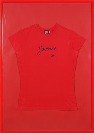 VAUTIER BEN (n. 1935) J'Avance. Serigrafia. Cm 70,00 x 100,00. Edizione...