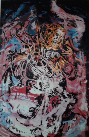 BARATELLA PAOLO (n. 1935) Senza titolo. Serigrafia. Cm 144,00 x 100,00....