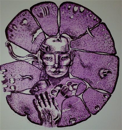 CARGNONI GIACINTO (n. 1932) Senza titolo. Acquaforte. Cm 35,00 x 50,00....