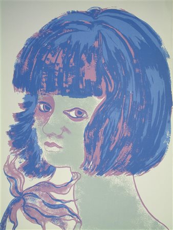 CONSILVIO GIULIANA Senza titolo. Serigrafia. Cm 50,00 x 70,00.