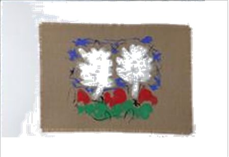 EMBLEMA SALVATORE (1929 - 2006) Primavera vesuviana. 2004. Serigrafia su tela...