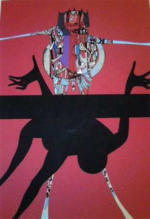 FABBRI AGENORE (1911 - 1998) Senza titolo. Serigrafia. Cm 36,00 x 36,00. 10/40.