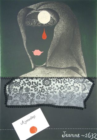 FERGOLA SERGIO (1936 - 1994) Magia. 1976. Serigrafia, calcografia, flock e...