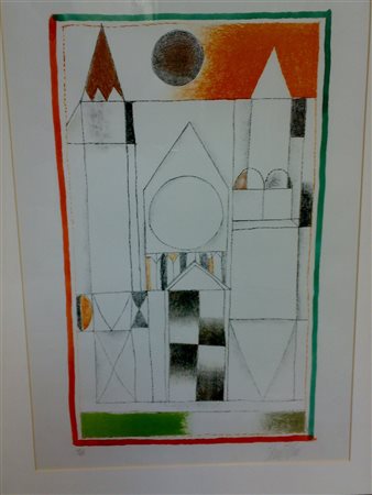 GENTILINI FRANCO (1909 - 1981) Senza titolo. Litografia. Cm 50,00 x 70,00....