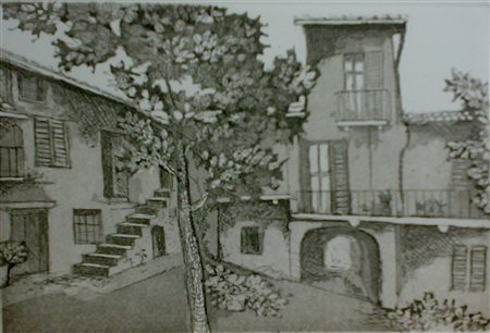 TOLOMEO CARLA (n. 1945) Senza titolo. Acquaforte. Cm 50,00 x 35,00. 31/90....