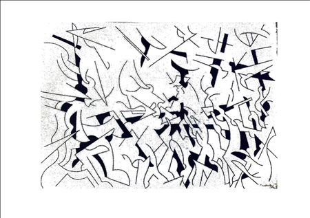 TOMSHINSKY STANLEY (1935 - 2004) Senza titolo. Litografia. Cm 70,00 x 50,00....