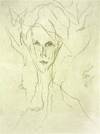 TRECCANI ERNESTO (1920 - 2009) Senza titolo. Acquaforte, acquatinta. Cm 50,00...