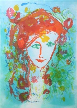 TRECCANI ERNESTO (1920 - 2009) Senza titolo. Litografia. Cm 60,00 x 80,00....