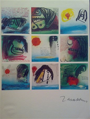 ZAVATTINI CESARE (1902 - 1989) Talia dalla serie Le nove muse....