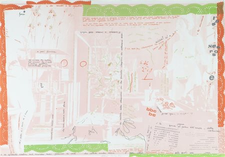 CAVALIERE ALIK (1926 - 1998) Senza titolo. Litografia. Cm 70,00 x 50,00....