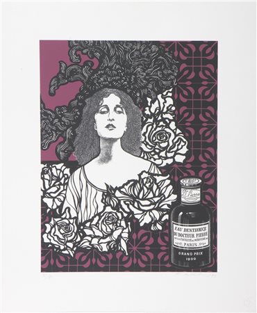 COSTANTINI FLAVIO (n. 1926) Eau dentifrice. 1983. Litografia. Cm 60,00 x...