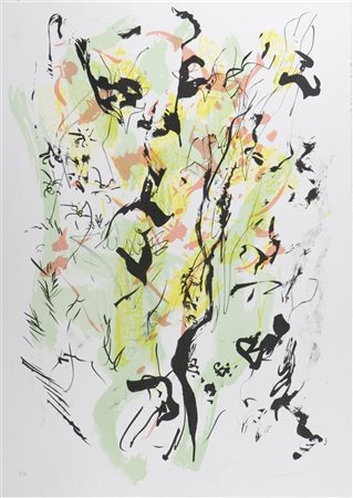 TRECCANI ERNESTO (1920 - 2009) Senza titolo. Litografia. Cm 70,00 x 50,00....