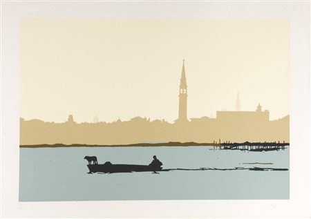 TOSI BRUNO (n. 1937) Senza titolo. Serigrafia.. Cm 70,00 x 50,00. 24/100