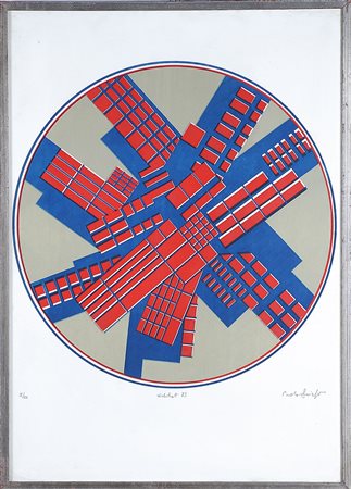 SCIRPA PAOLO (n. 1934) Senza titolo. 1973. Litografia. Cm 50,00 x 70,00....