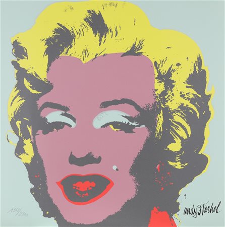 WARHOL ANDY (1928 - 1987) Marilyn. Serigrafia. Cm 60,00 x 60,00. 1368/2004....