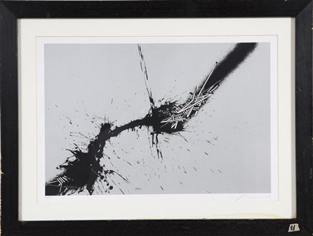 SCANAVINO EMILIO (1922 - 1986) Senza titolo. Litografia. Cm 64,00 x 43,00....