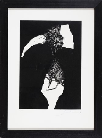 SCANAVINO EMILIO (1922 - 1986) Senza titolo. Litografia. Cm 50,00 x 70,00....