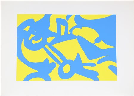 ACCARDI CARLA (n. 1924) Senza titolo. Serigrafia. Cm 105,00 x 75,00. 59/99....