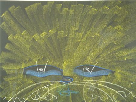 PARIGINI NOVELLA (1921 - 1993) Senza titolo. Tecnica mista su carta. Cm 70,00...