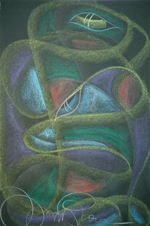 PARIGINI NOVELLA (1921 - 1993) Senza titolo. Tecnica mista su carta. Cm 50,00...