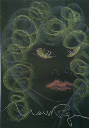 PARIGINI NOVELLA (1921 - 1993) Senza titolo. Tecnica mista su carta. Cm 50,00...