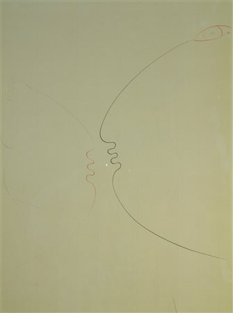 TESTAGROSSA GIANFRANCO (n. 1948) Senza titolo. 1982. Disegno su carta. Cm...