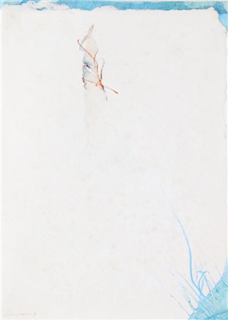 CAMPANI LUCIA Senza titolo. 1981. Tecnica mista su carta. Cm 25,00 x 34,00.