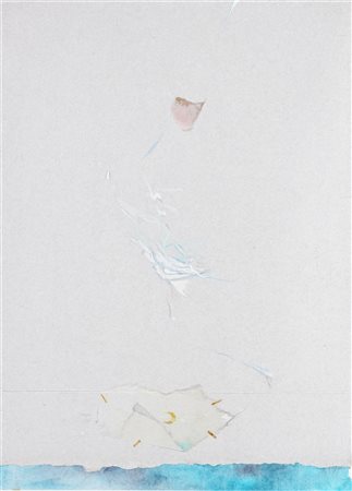 CAMPANI LUCIA Senza titolo. 1980. Tecnica mista su carta. Cm 25,00 x 34,00.